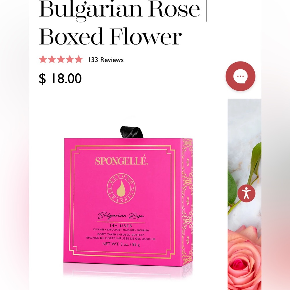 BUNDLE: Spongellè Bulgarian Rose x3